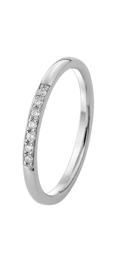 530124-Y514-001 | Memoirering Morgner 530124 600 Platin, Brillant 0,070 ct H-SI∅ Stein 1,4 mm 100% Made in Germany   940.- EUR   