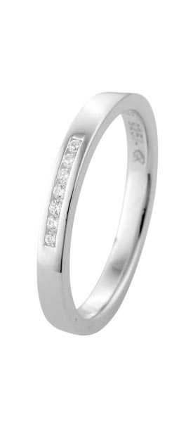 530126-Y514-001 | Memoirering Morgner 530126 600 Platin, Brillant 0,070 ct H-SI∅ Stein 1,4 mm 100% Made in Germany   937.- EUR   