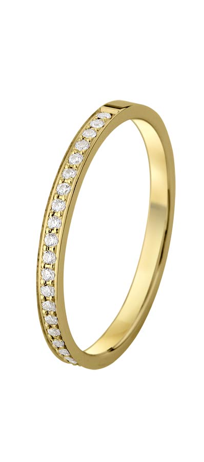 533687-5100-001 | Memoirering Morgner 533687 585 Gelbgold, Brillant 0,185 ct H-SI100% Made in Germany   1.896.- EUR   